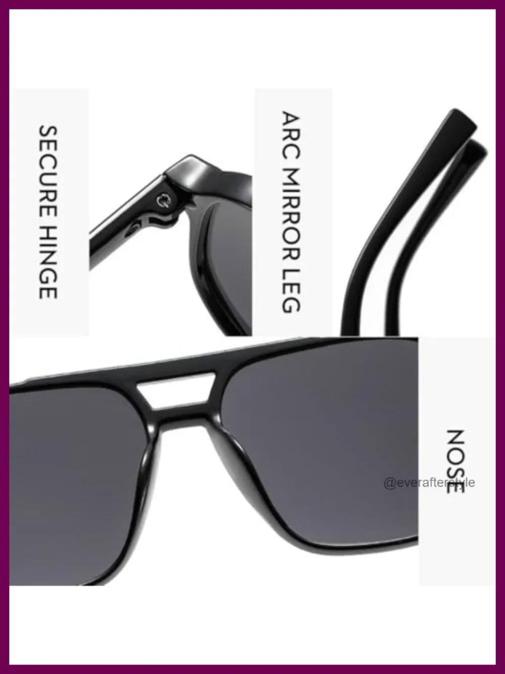 8-Pack Retro Square Aviator Sunglasses Unisex UV400 Protection